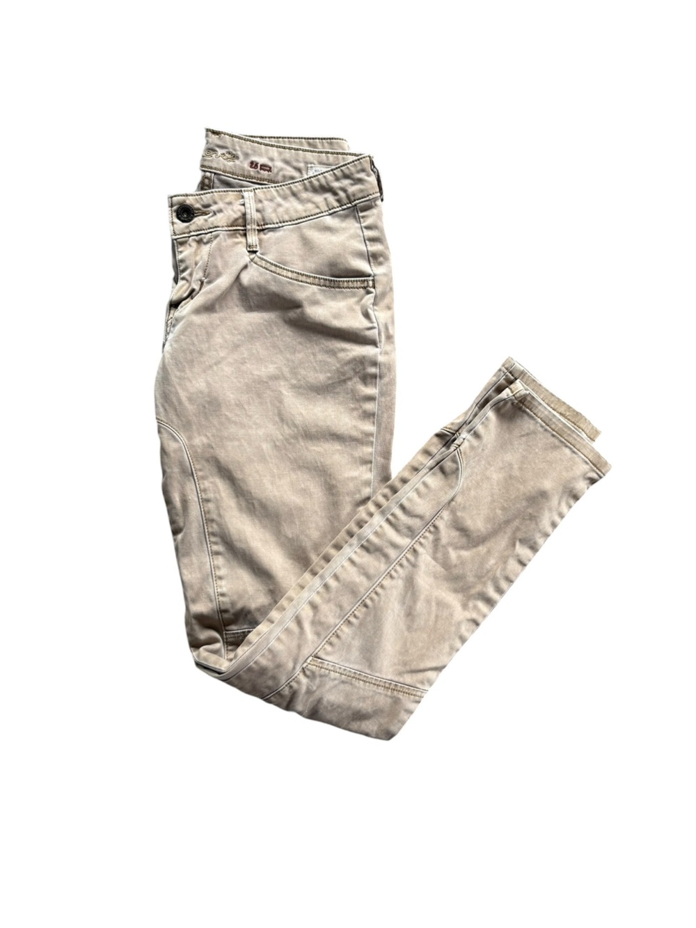 Levi’s Bold Curve Khaki Moto Utility Pants Size 26 Y2K Skinny Fit